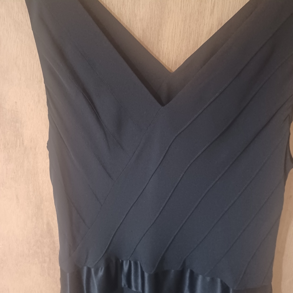 Linda Allard For Ellen Tracy Silk Midi Dress - Picture 4 of 10